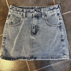 Denim Mini Skirt